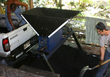 grinding biochar